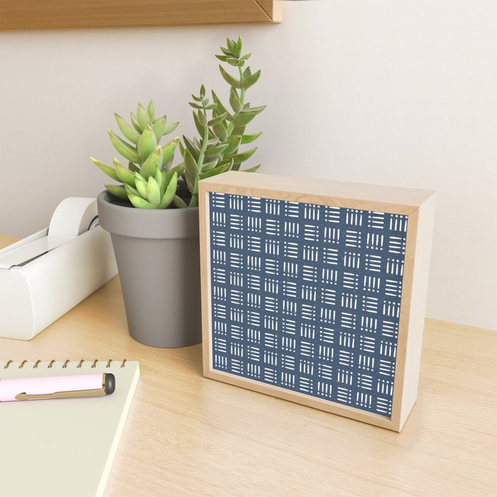 Mudcloth | Classic Blue Mini Art Print Gallery Image 2