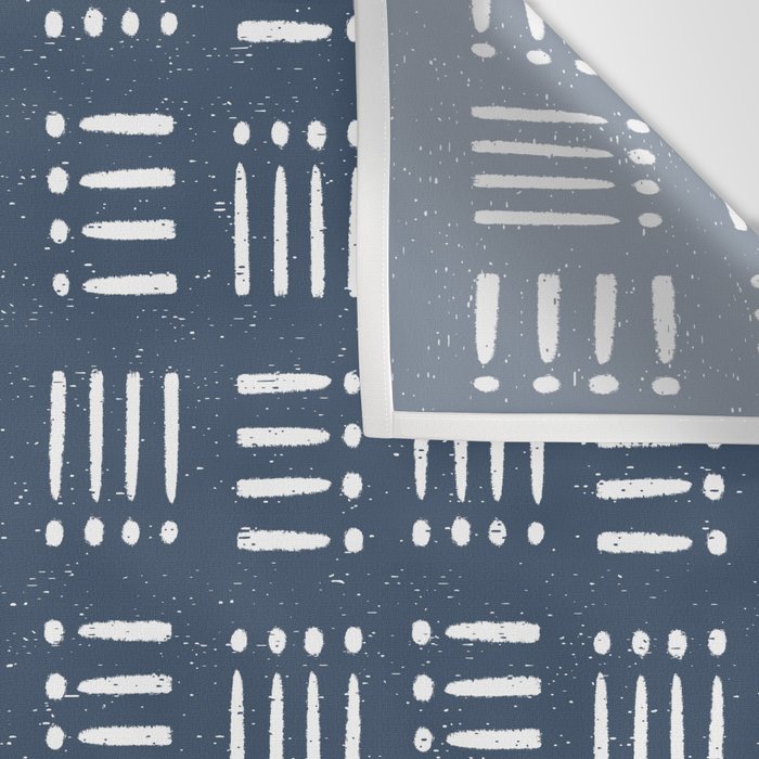 Mudcloth | Classic Blue Wall Tapestry Gallery Image 3