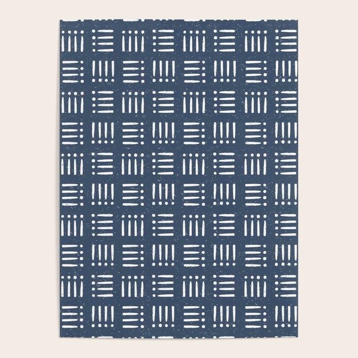 Mudcloth | Classic Blue Poster Gallery Image 4
