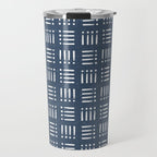 Mudcloth | Classic Blue Travel Mug Gallery Image 1