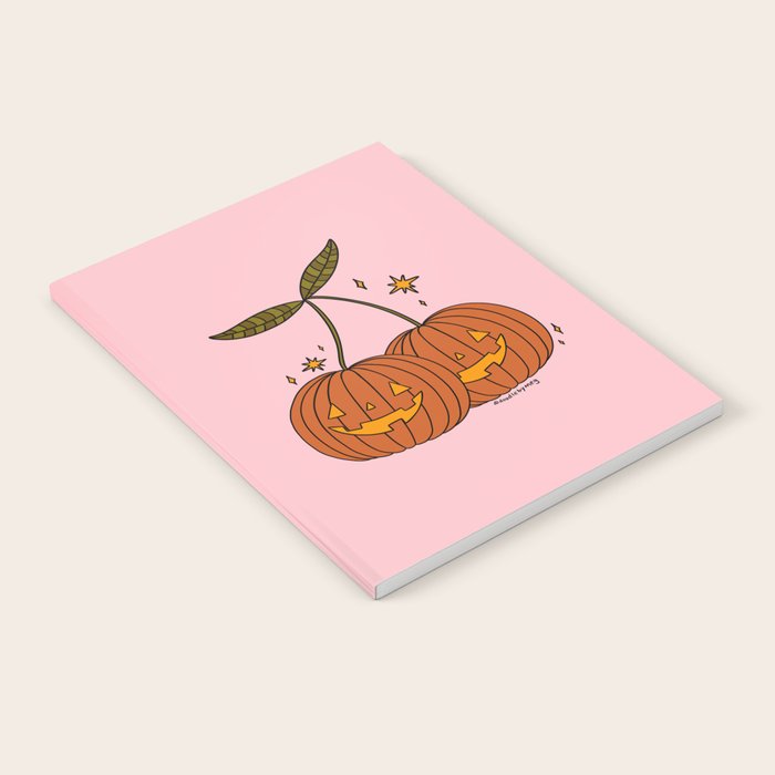 Pumpkin Cherries Notebook Gallery Image 2