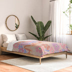 70s Retro Floral vibe Comforter Gallery Image 2