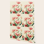 Coral Tulips in Bloom Wallpaper Gallery Image 2