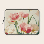 Coral Tulips in Bloom Laptop Sleeve Gallery Image 1
