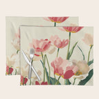 Coral Tulips in Bloom Placemat Gallery Image 1