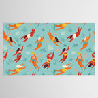 Swimming girl Tablecloth Gallery Image 2