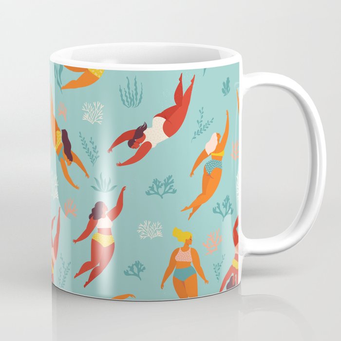 Swimming girl Coffee Mug Gallery Image 1