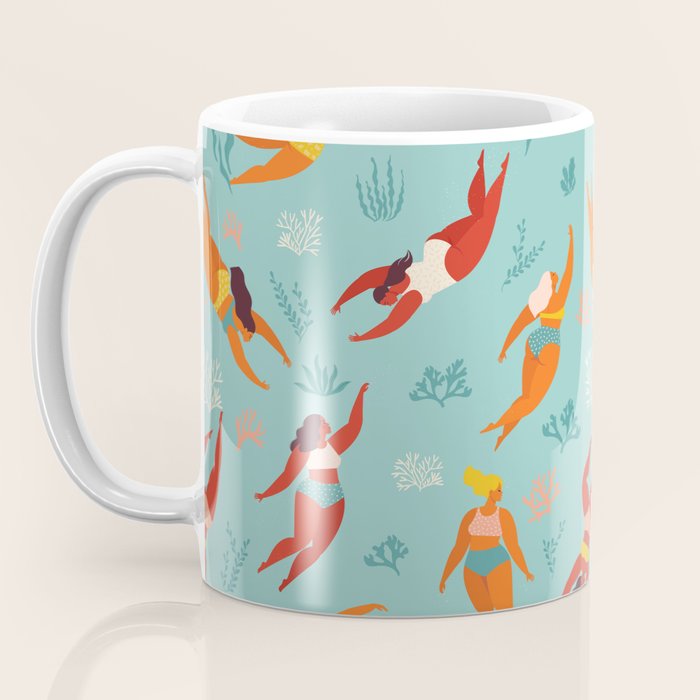 Swimming girl Coffee Mug Gallery Image 3