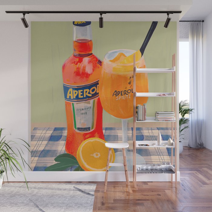Aperol Spritz Wall Mural Gallery Image 1
