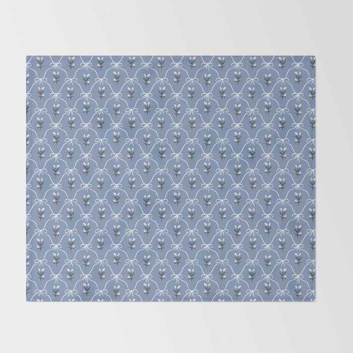 Charming Bows Throw Blanket Gallery Image 2