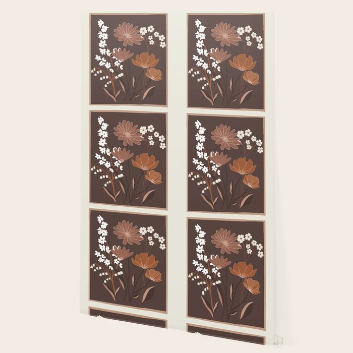 Floral Mocha 1 Wallpaper Gallery Image 2