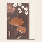 Floral Mocha 1 Notebook Gallery Image 4