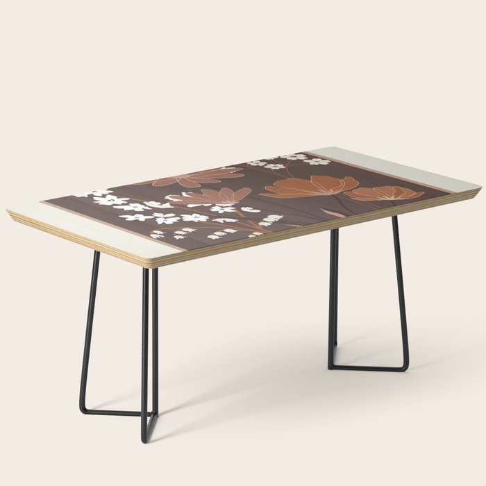 Floral Mocha 1 Coffee Table Gallery Image 1