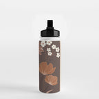 Floral Mocha 1 Water Bottle Gallery Image 2