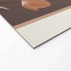 Floral Mocha 1 Welcome Mat Gallery Image 2