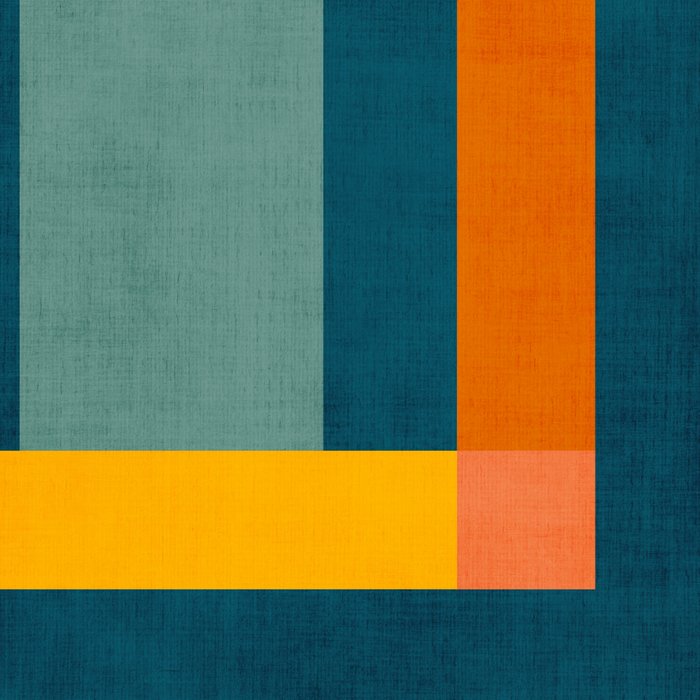 Mid-Century Modern Geometric Colorful Artwork Coffee Mug Gallery Image 2