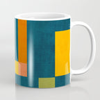 Mid-Century Modern Geometric Colorful Artwork Coffee Mug Gallery Image 1