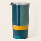 Mid-Century Modern Geometric Colorful Artwork Travel Mug Gallery Image 3