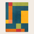 Mid-Century Modern Geometric Colorful Artwork Notebook Gallery Image 4