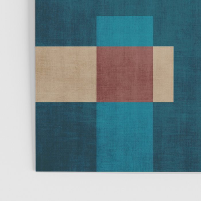 Mid-Century Modern Geometric Colorful Artwork Poster Gallery Image 3