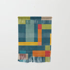 Mid-Century Modern Geometric Colorful Artwork Wall Hanging Gallery Image 1