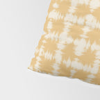 Tie dye checked in yellow Pillow Sham Gallery Image 4