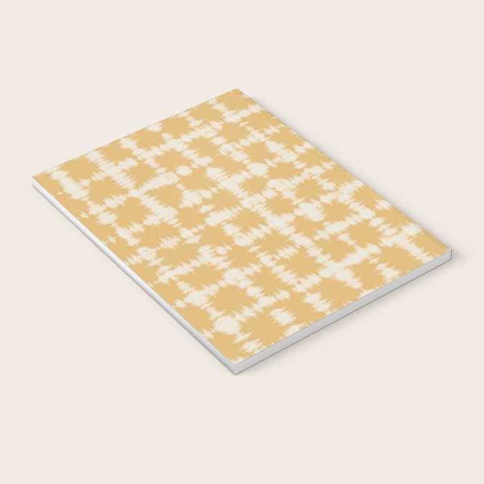 Tie dye checked in yellow Notebook Gallery Image 3