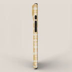 Tie dye checked in yellow iPhone Case Gallery Image 2