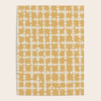 Tie dye checked in yellow Poster Gallery Image 4