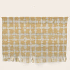 Tie dye checked in yellow Wall Hanging Gallery Image 1