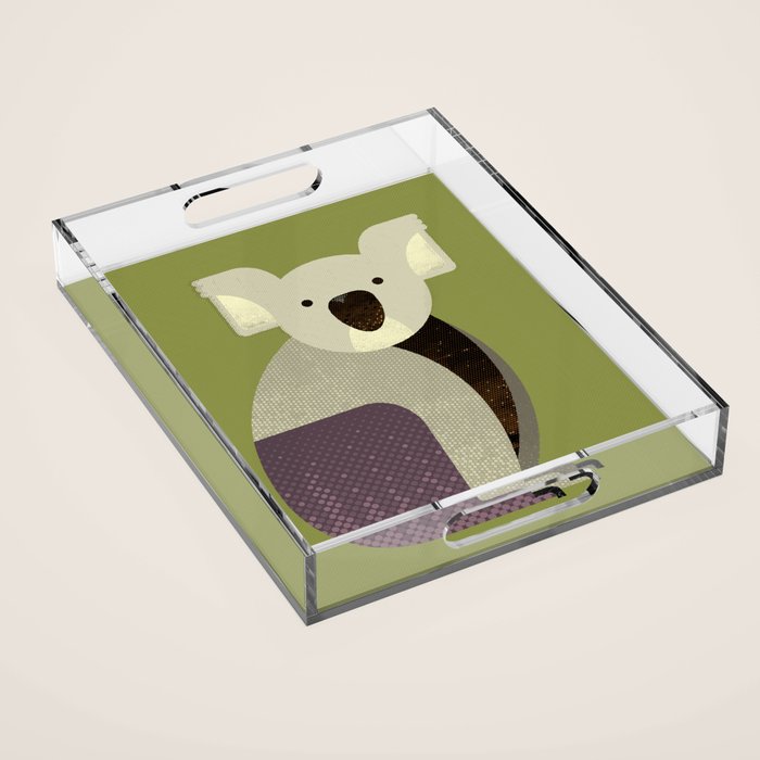 Whimsy Koala Acrylic Tray Gallery Image 1