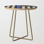 Thin Blue Line Police Flag First Responder USA Hero Side Table Gallery Image 1