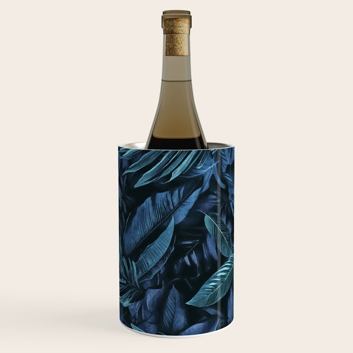 Blue Midnight Jungle Tropical Escape Wine Chiller Gallery Image 2