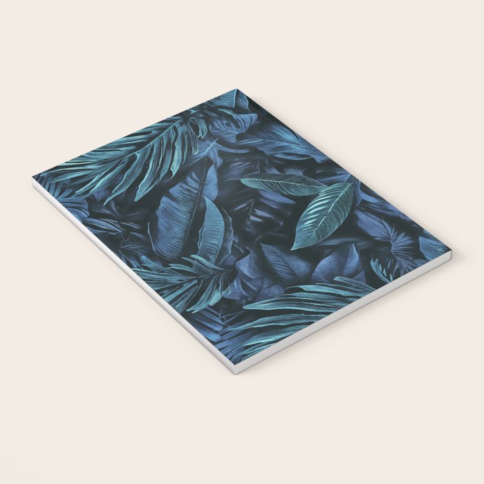 Blue Midnight Jungle Tropical Escape Notebook Gallery Image 3