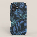 Blue Midnight Jungle Tropical Escape iPhone Case Gallery Image 1
