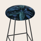 Blue Midnight Jungle Tropical Escape Stool Gallery Image 2