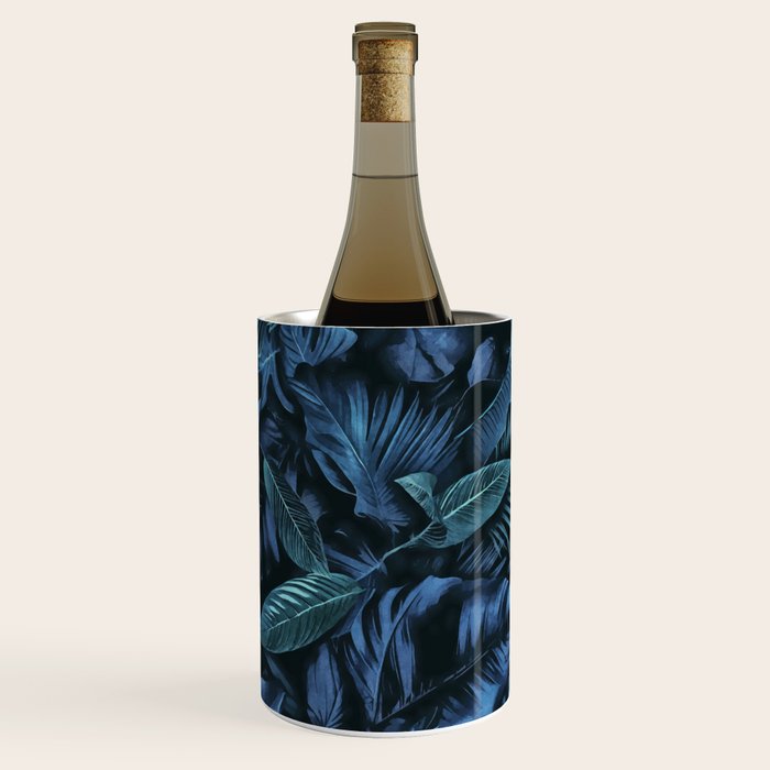 Blue Midnight Jungle Tropical Escape Wine Chiller Gallery Image 1