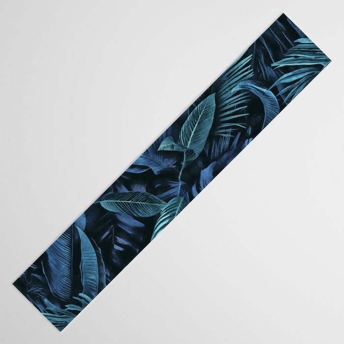 Blue Midnight Jungle Tropical Escape Table Runner Gallery Image 3