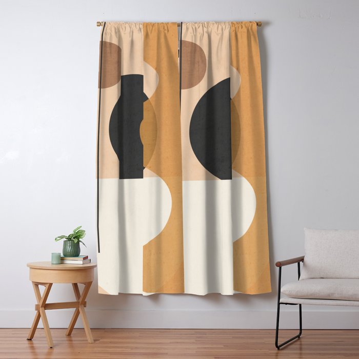 Abstract Art / Shapes 22 Window Curtain Gallery Image 5