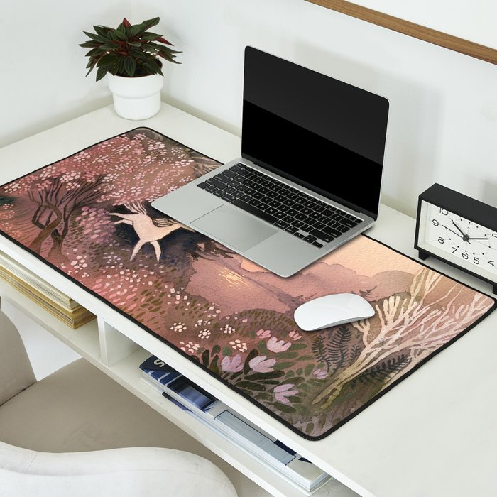 Blooming Forest Desk Mat Gallery Image 2