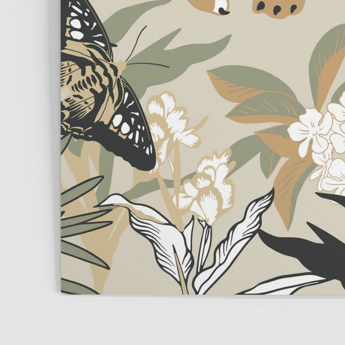animalistic seamless pattern with tigers in the jungle Poster Gallery Image 3