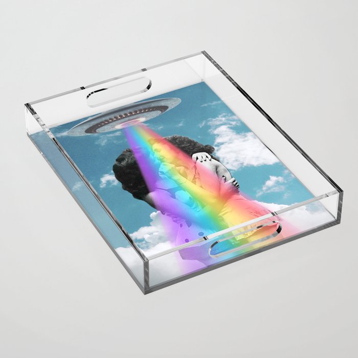 Love is love is love // Pride & UFOs Acrylic Tray Gallery Image 1