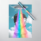 Love is love is love // Pride & UFOs Wrapping Paper Gallery Image 1