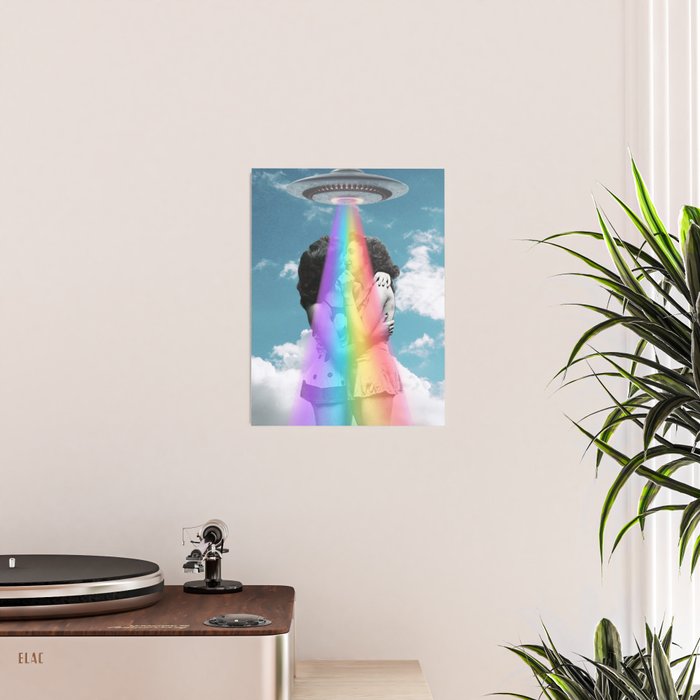 Love is love is love // Pride & UFOs Poster Gallery Image 2