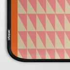 Bold Triangle Pattern in Pink and Orange Laptop Sleeve Gallery Image 3