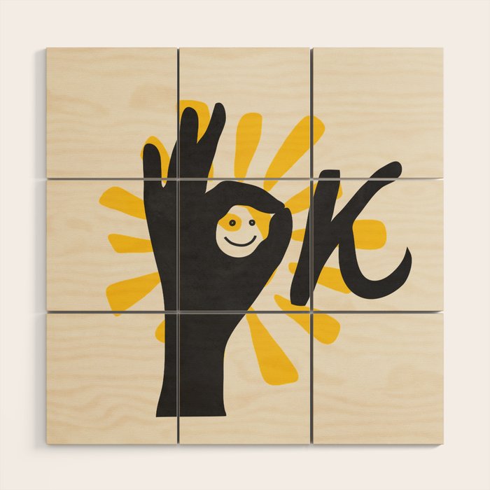 OK 123 Wood Wall Art Gallery Image 1
