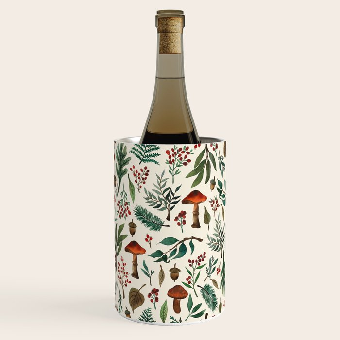 Mushroom Forest Pattern Wine Chiller Gallery Image 3