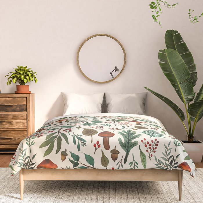 Mushroom Forest Pattern Comforter Gallery Image 3