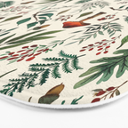 Mushroom Forest Pattern Bath Mat Gallery Image 3