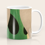 Modern Abstract Vases with Plant 1 Coffee Mug Gallery Image 1
